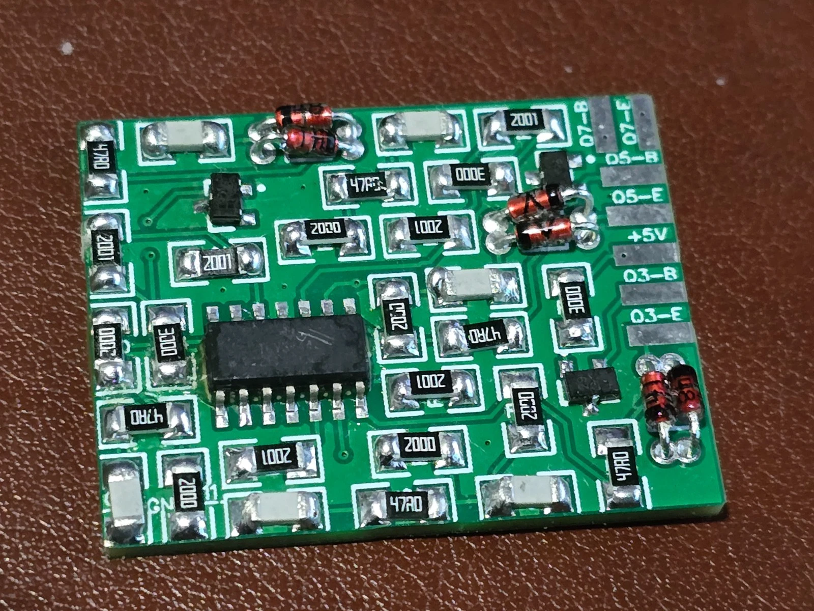 Assembled and tested SNES RGB mod board (Buttersoft/Torapu design)